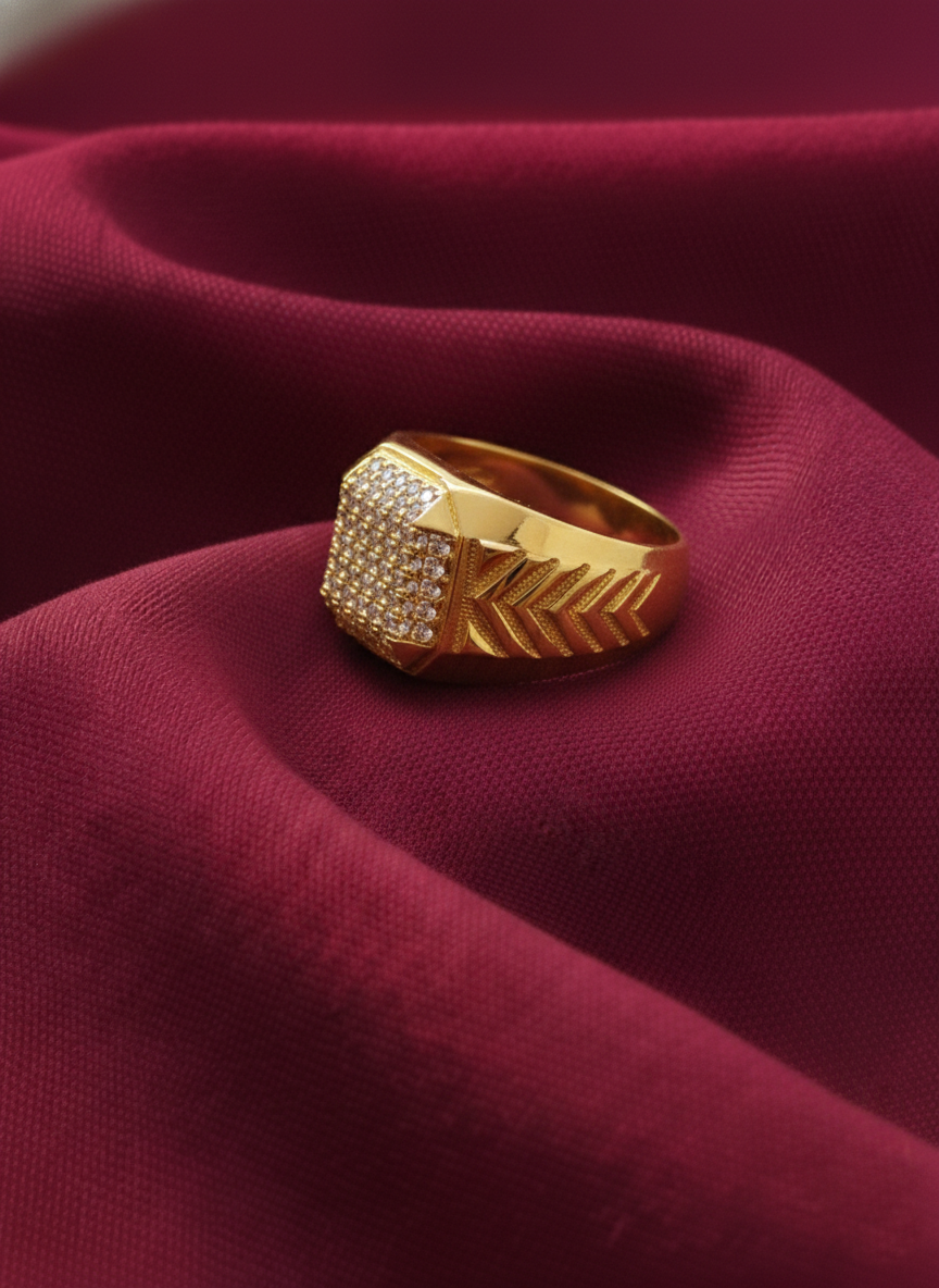 Elura Mens Ring With Stone