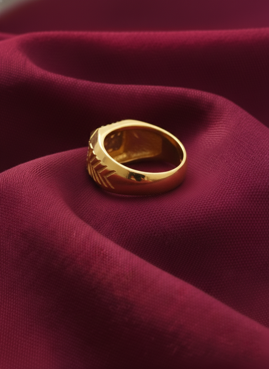 Elura Mens Ring With Stone