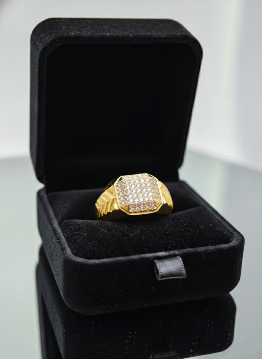 Elura Mens Ring With Stone