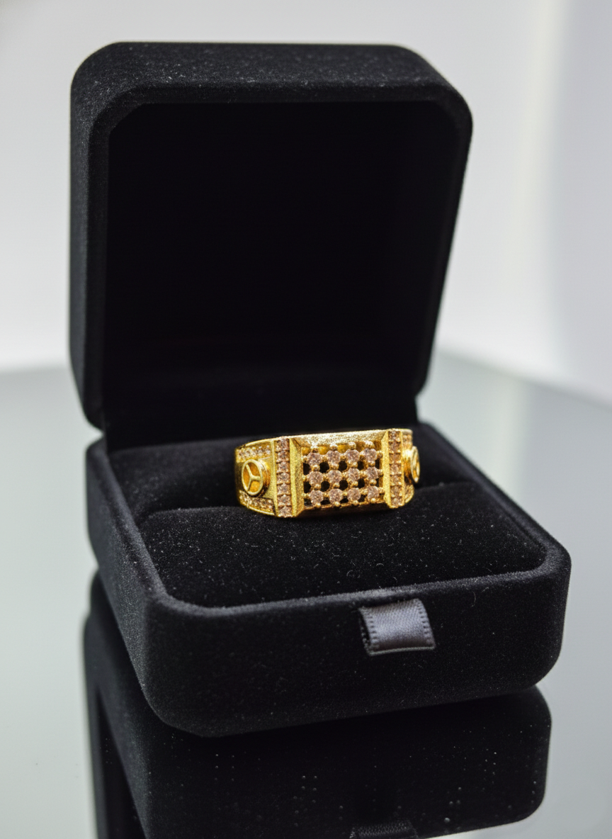 Elura Mens Ring With Stone