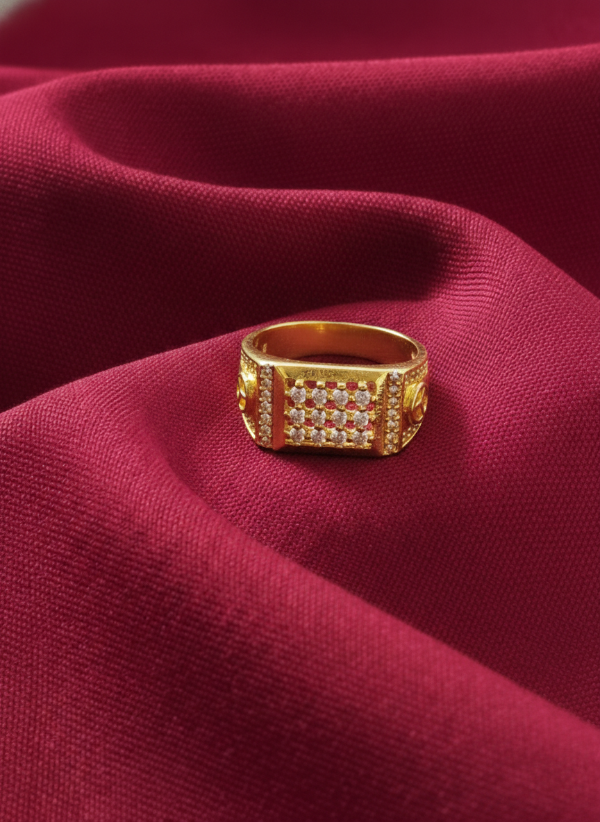 Elura Mens Ring With Stone