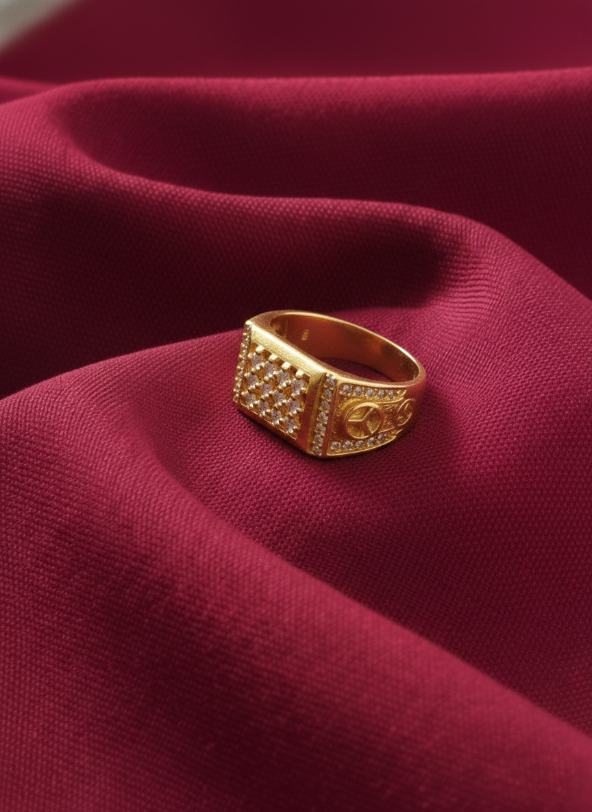 Elura Mens Ring With Stone