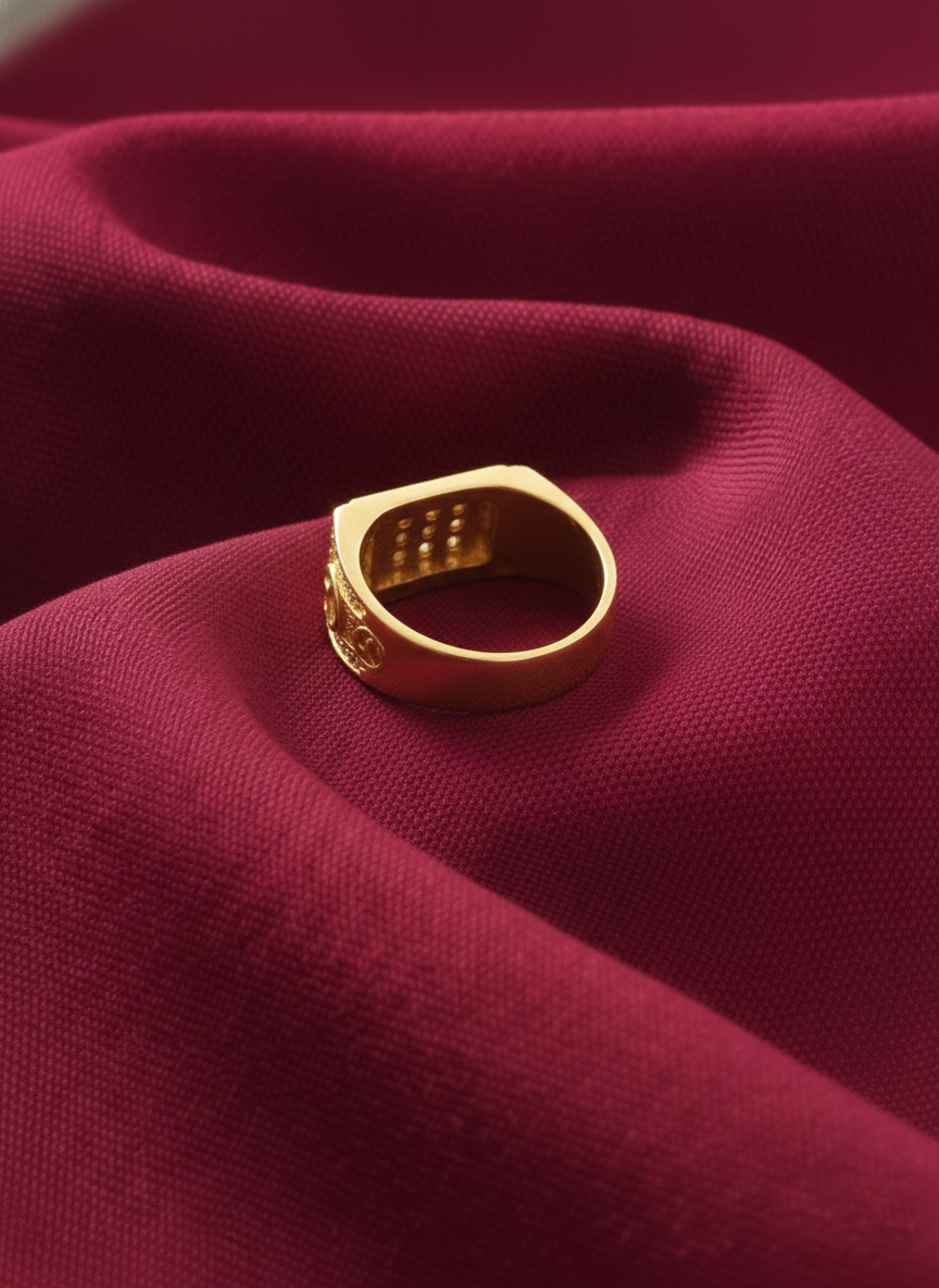 Elura Mens Ring With Stone
