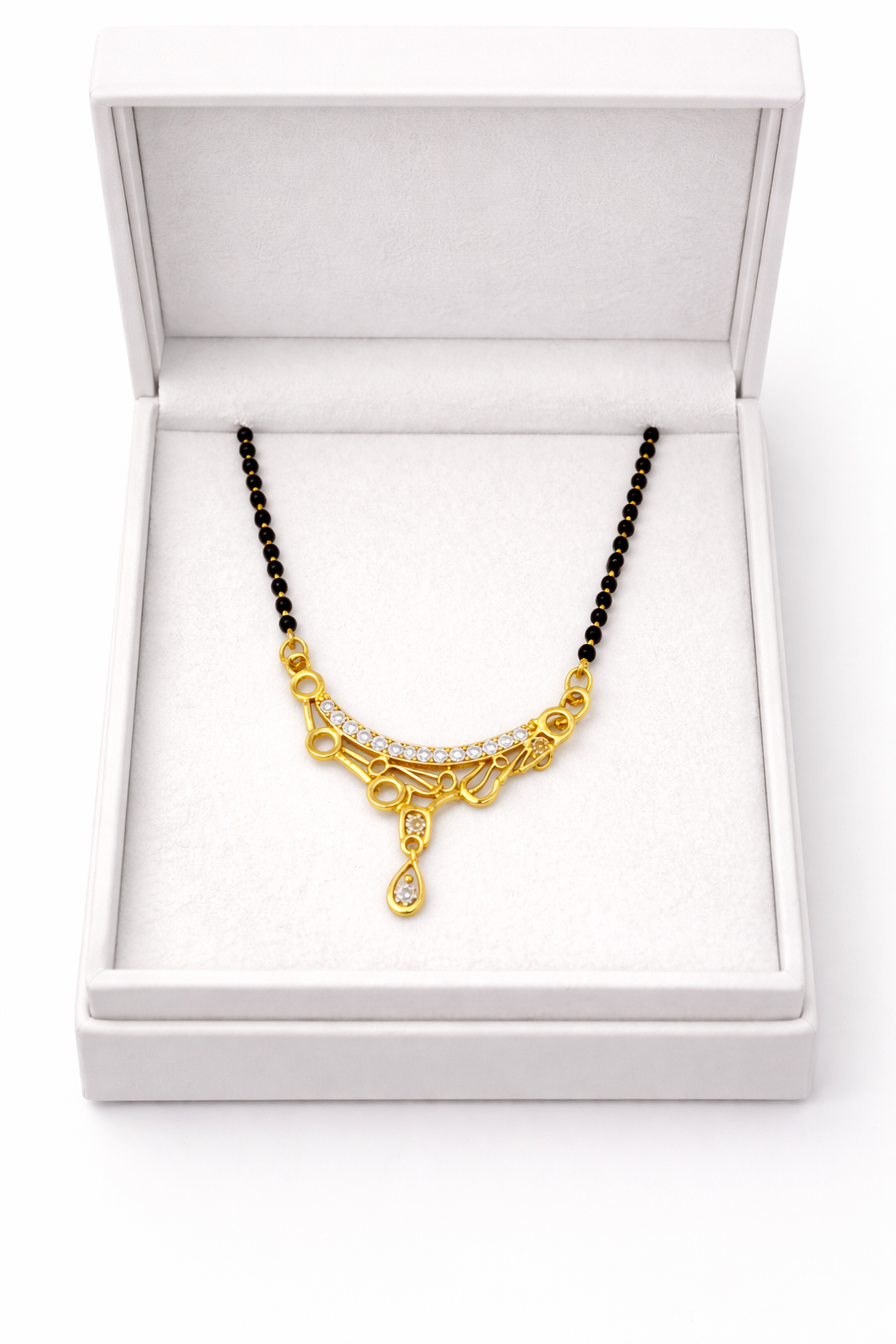 Elura Mangalsutra With Stone Pendant