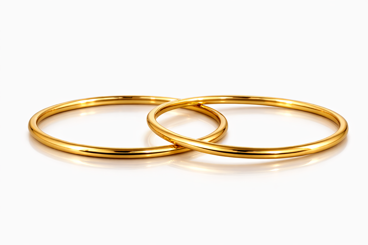 Elura Plain Bangles Set For Women