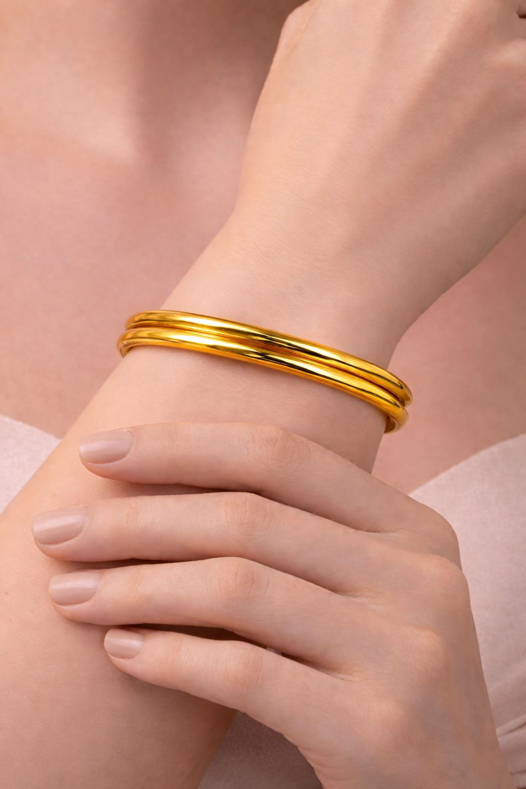 Elura Plain Bangles Set For Women