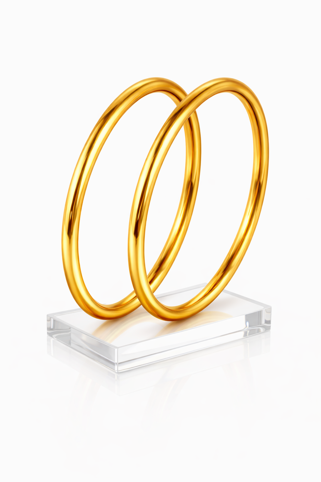 Elura Plain Bangles Set For Women