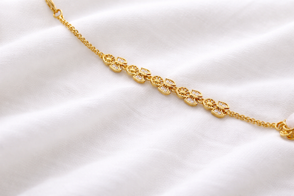 Elura Designer Gold Bracelet for Women