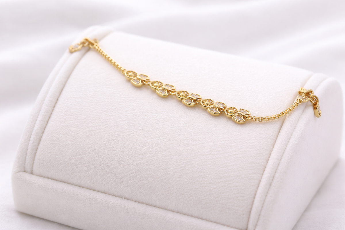 Elura Designer Gold Bracelet for Women