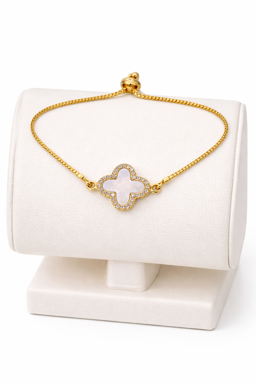Elura Plated Clover Bracelet for Women