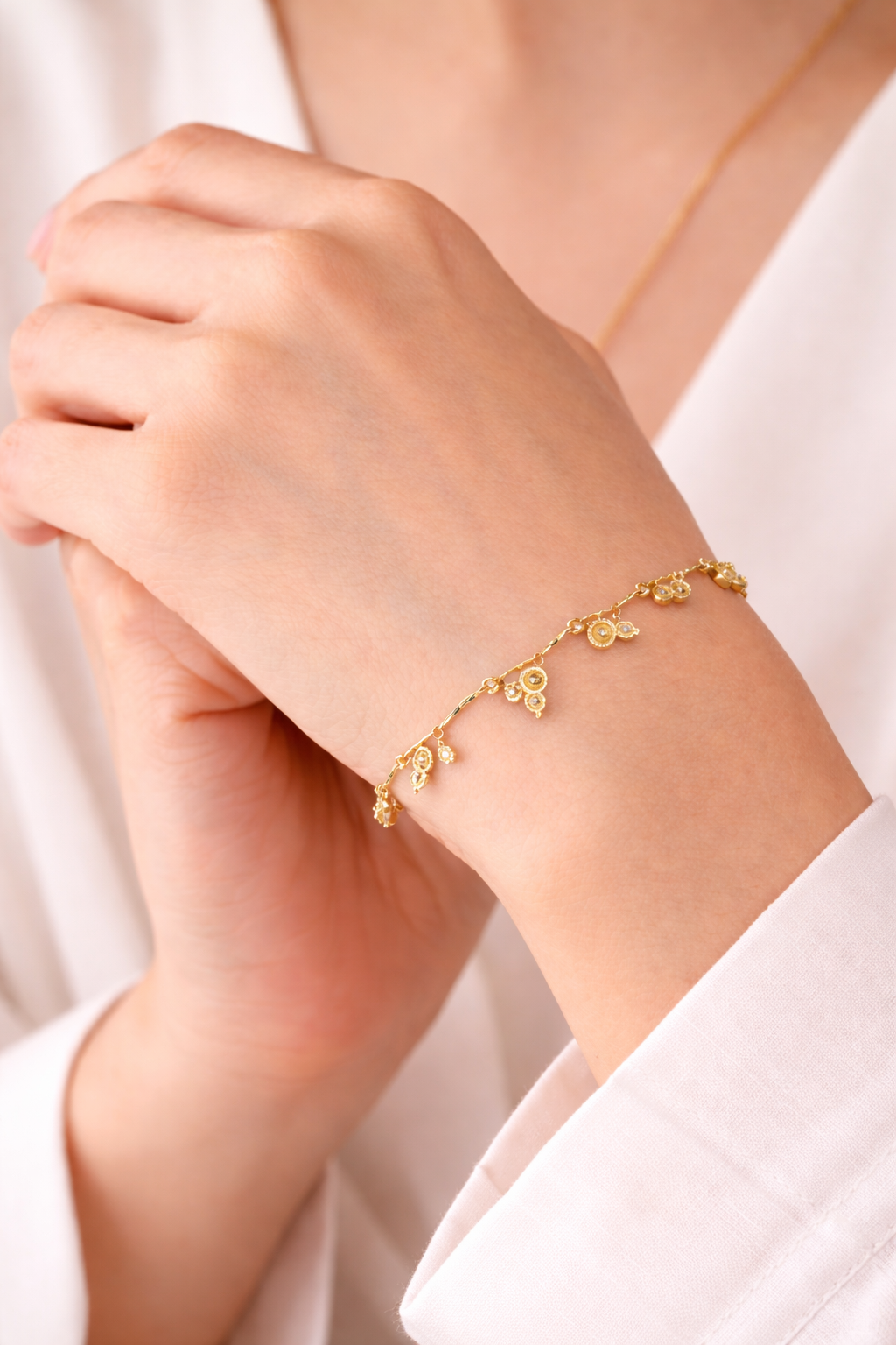 Elura Gold Plated Designer Bracelet for Women