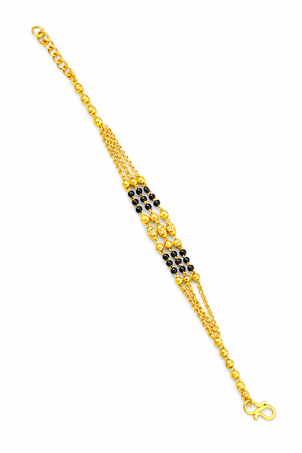 Elura Gold Plated Mangalsutra Bracelet for Women
