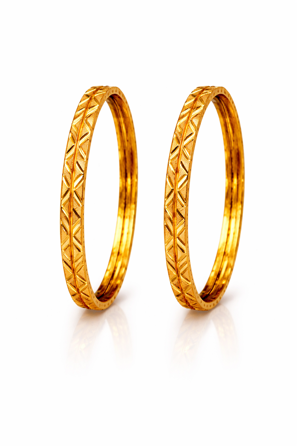 Elura Designer Bangles for Women Set of 4