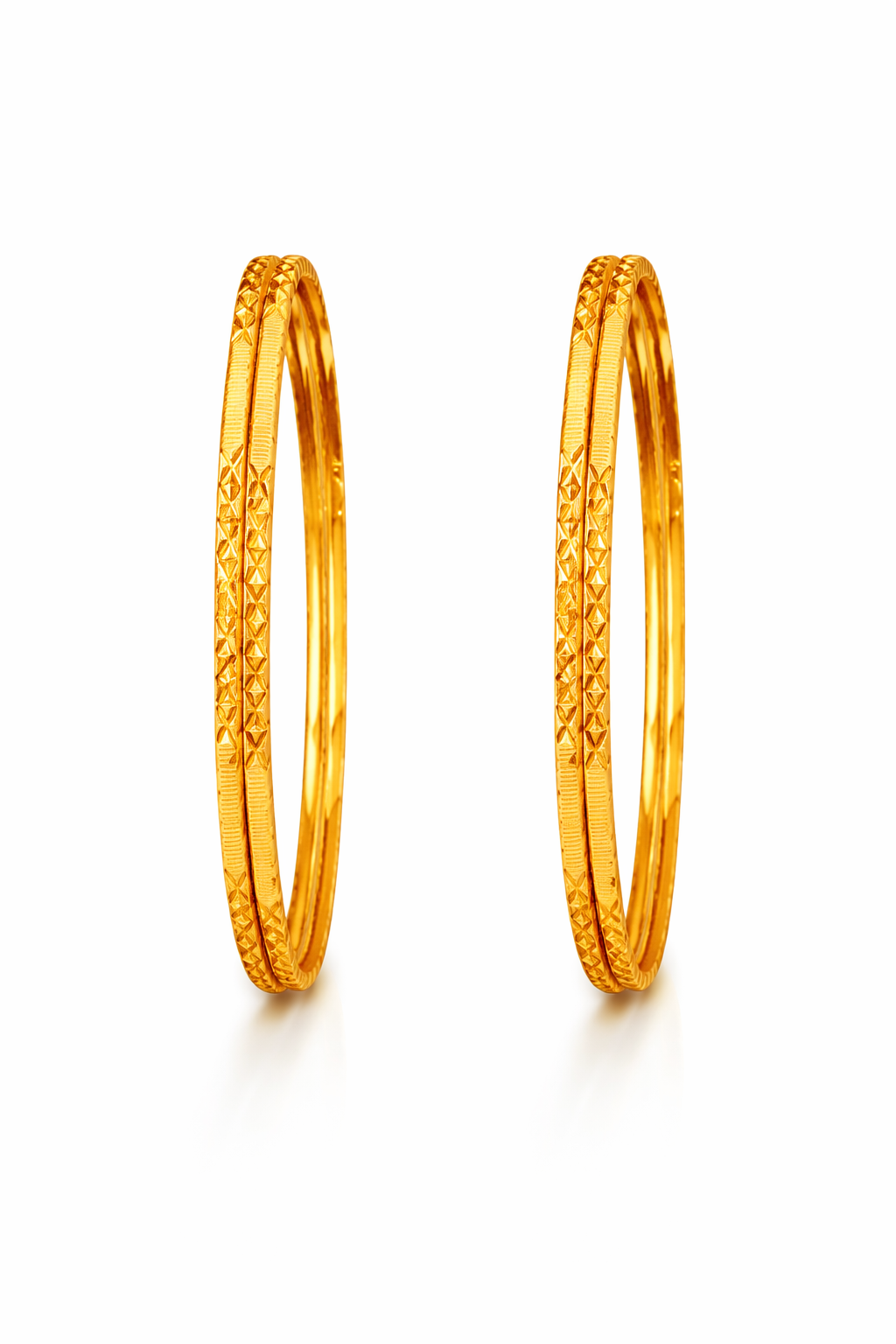Elura Designer Bangles for Women Set of 4