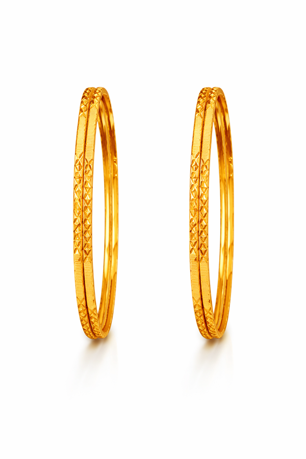 Elura Designer Bangles for Women Set of 4
