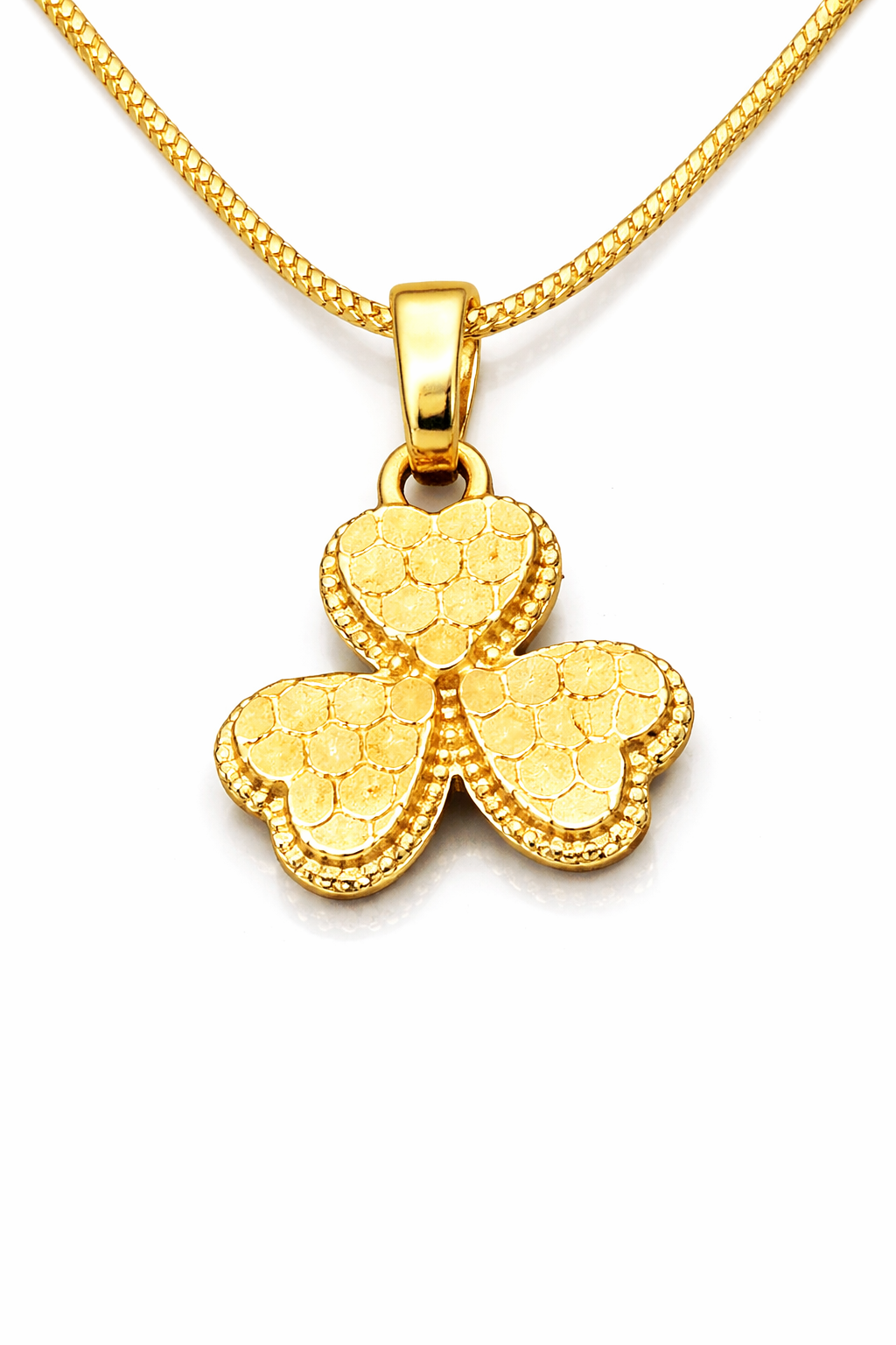Elura Clover Pendant Necklace Set for Women
