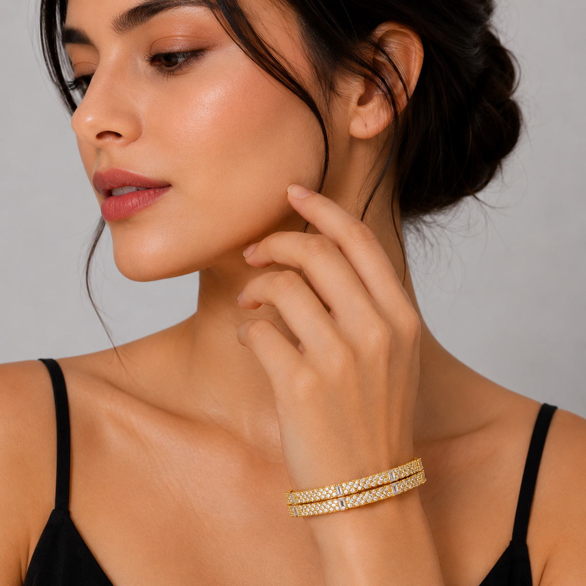 Elura Stone Bangles for Women