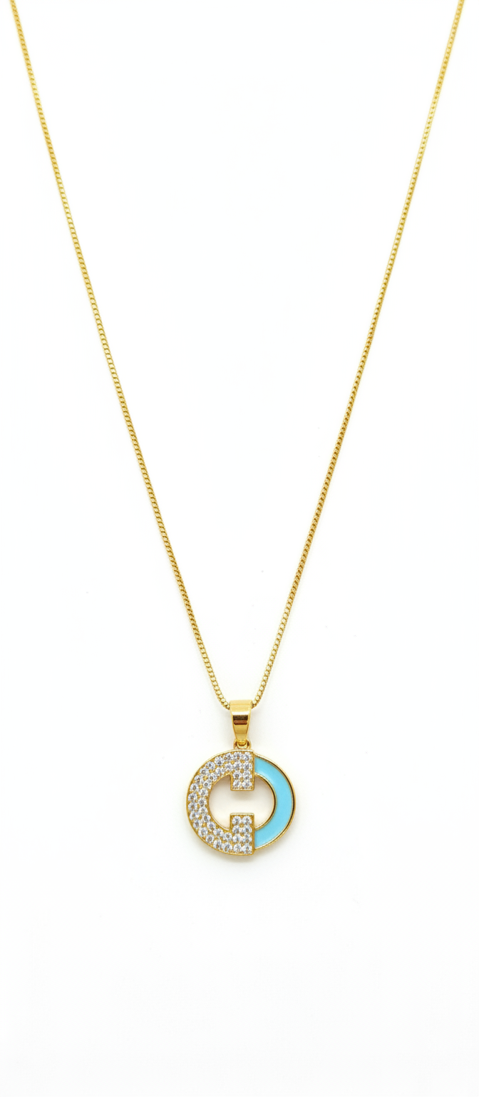 Elura Circle Pendant Necklace For Women