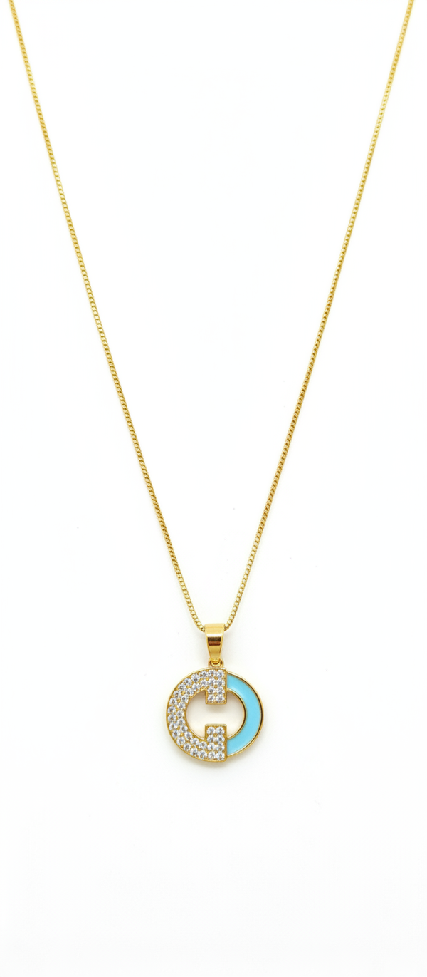 Elura Circle Pendant Necklace For Women