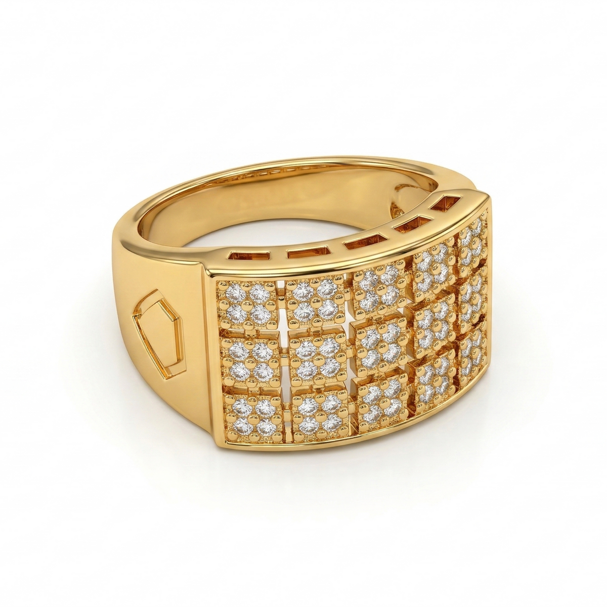 Elura Royale Pavé Signet Ring
