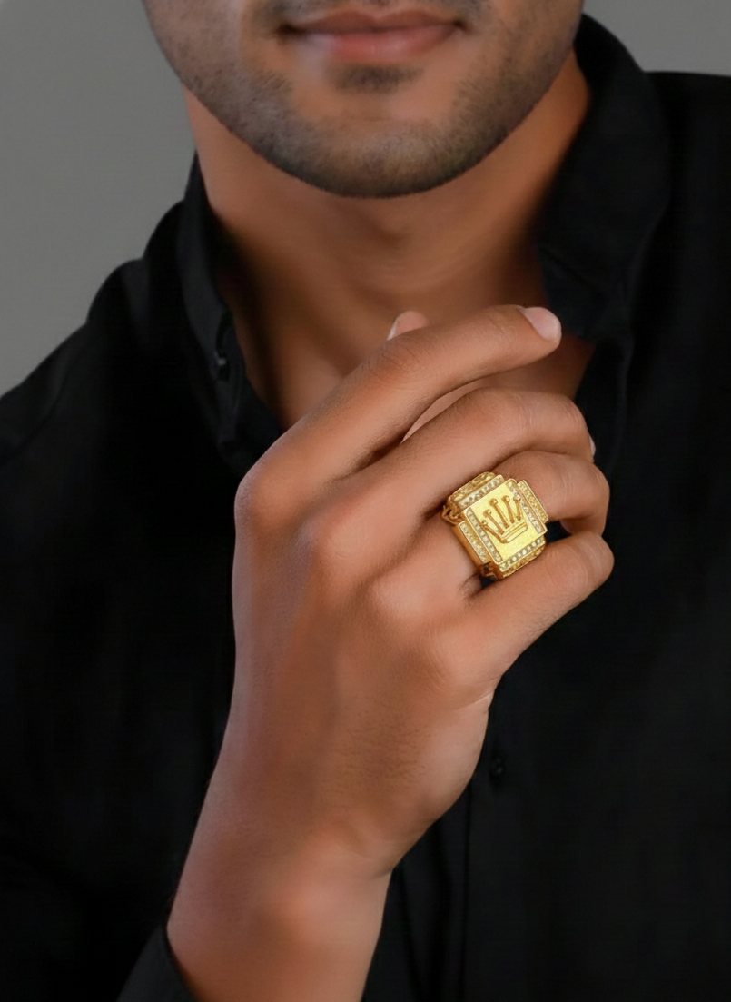Elura Crown Ring for Men