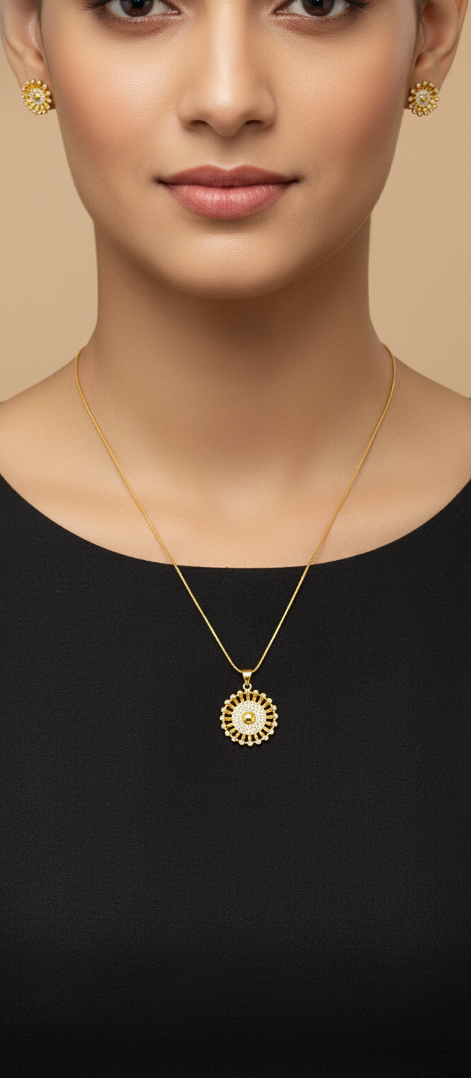 Elura Pendant Necklace Set for Women