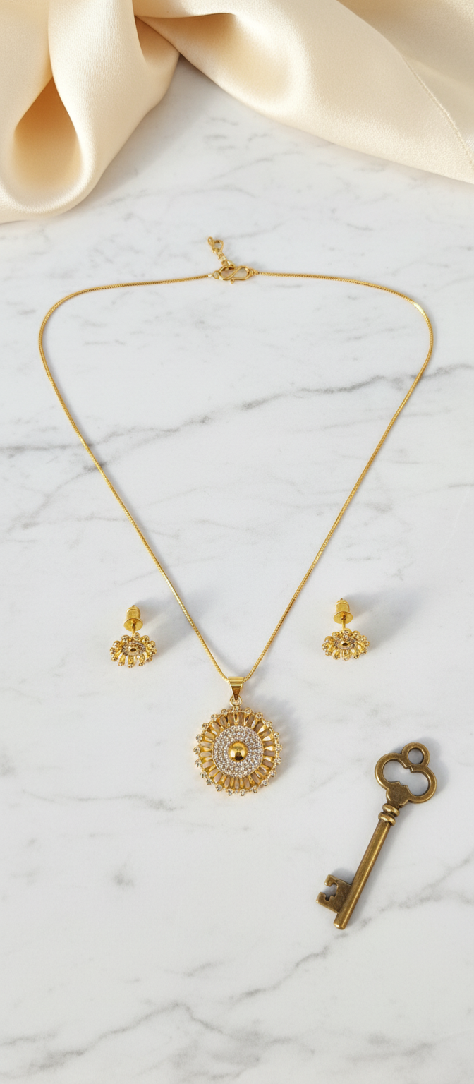 Elura Pendant Necklace Set for Women