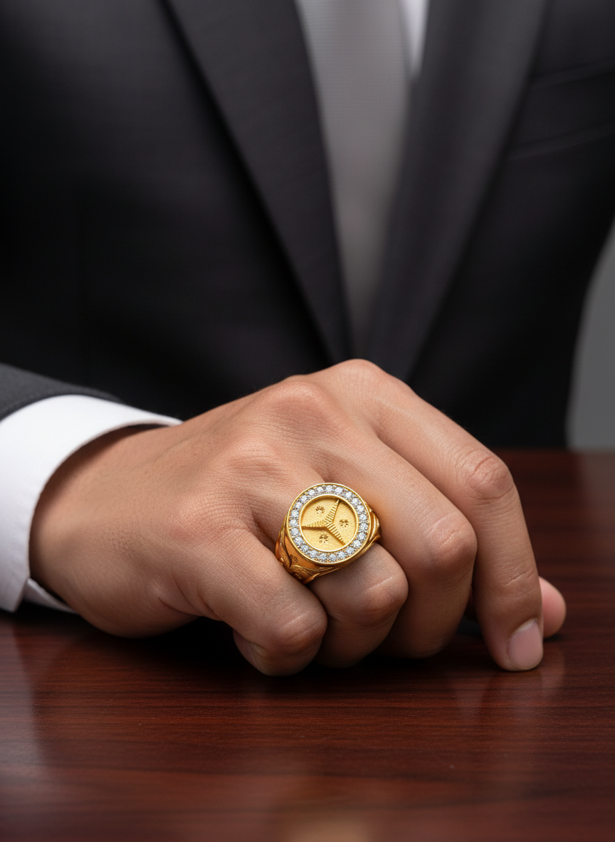 Elura Imperial Star Emblem Ring