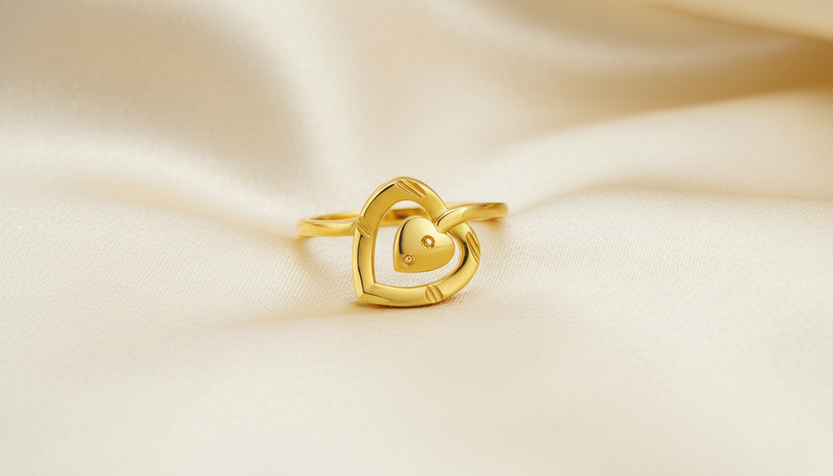 Elura Double Heart Love Ring