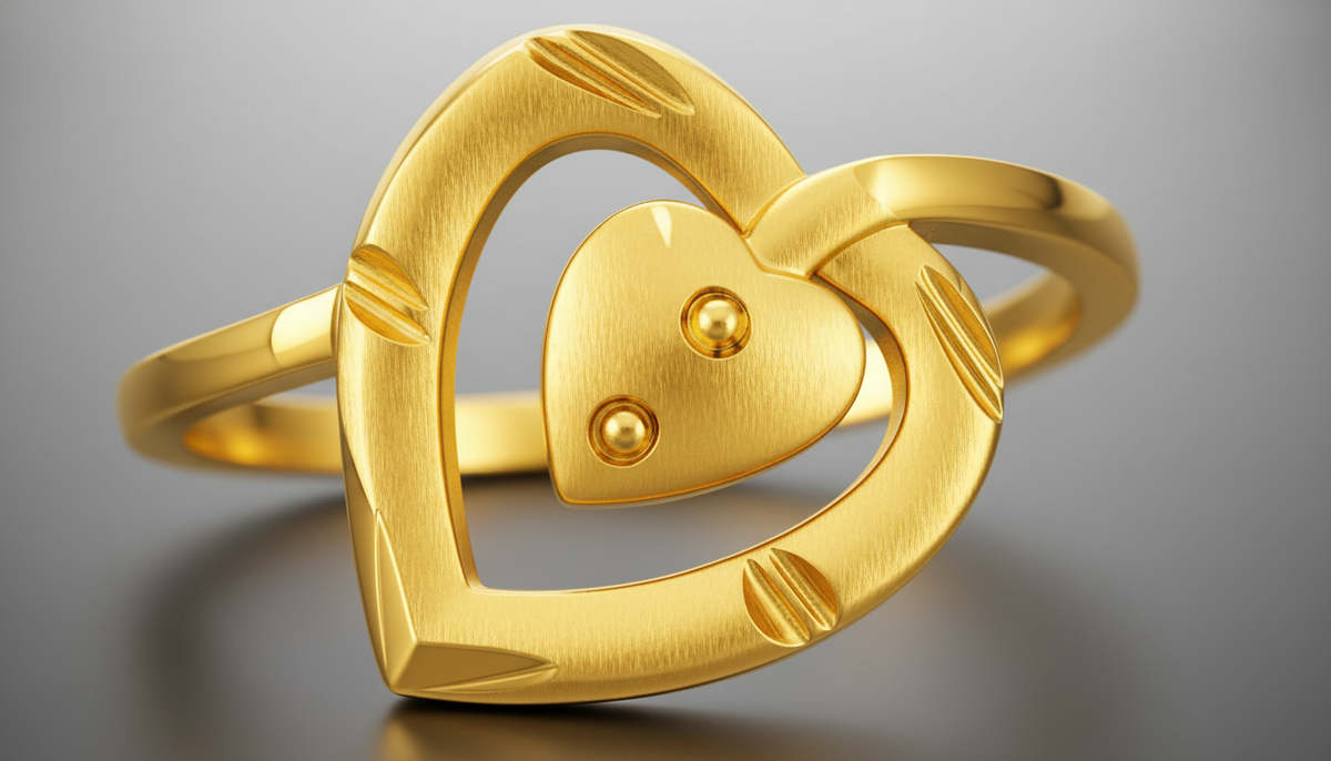 Elura Double Heart Love Ring