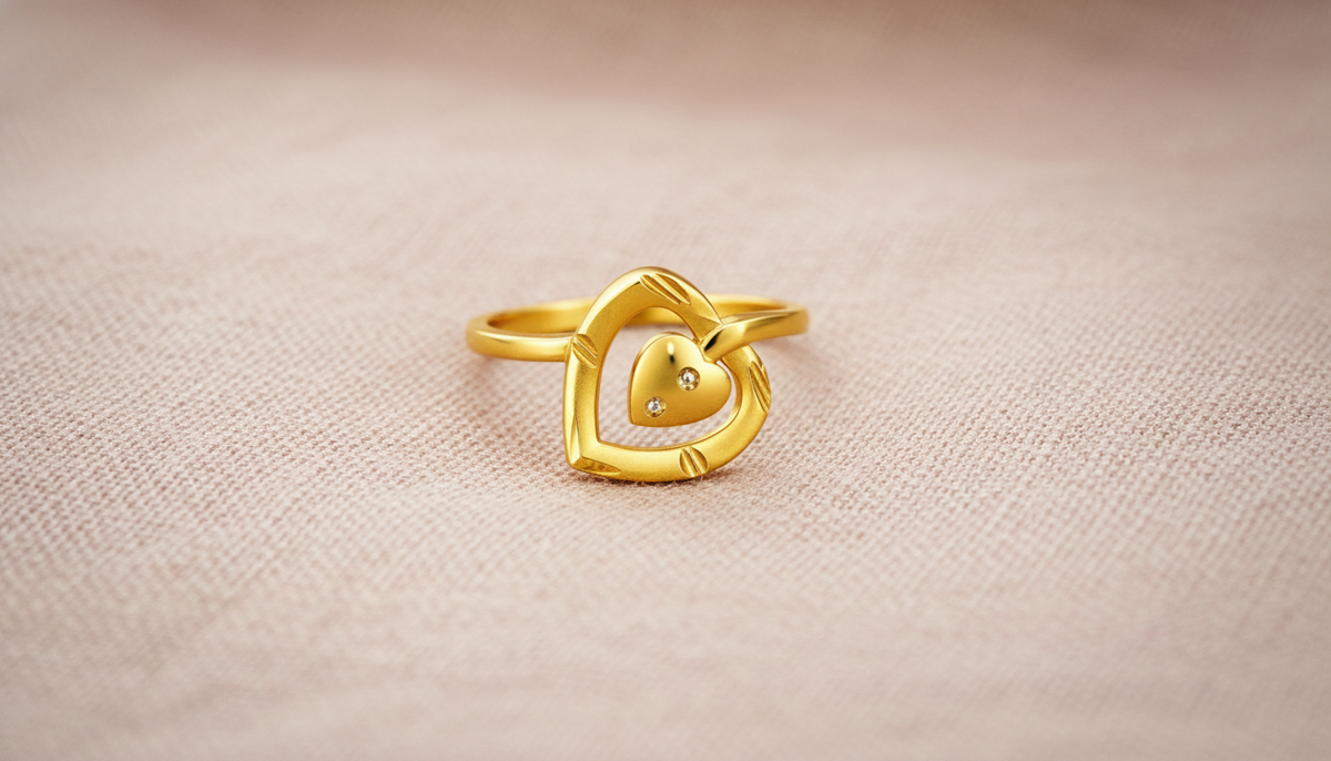 Elura Double Heart Love Ring