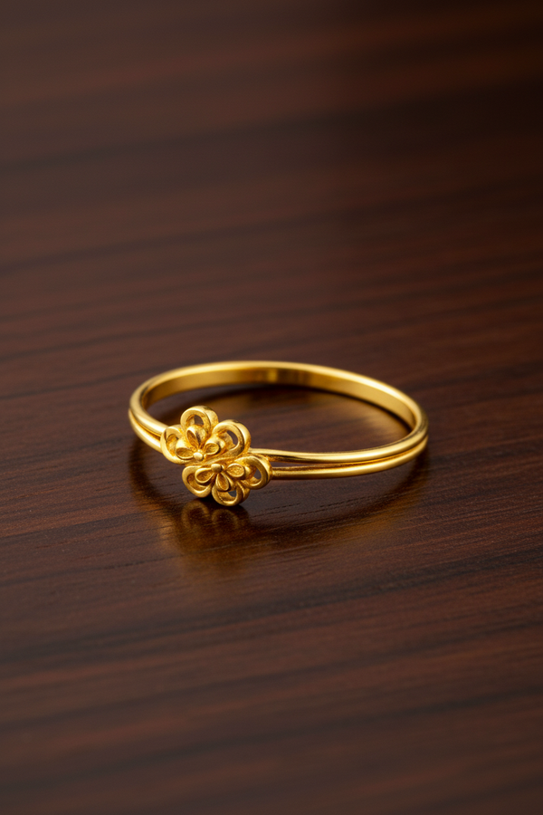 ELURA Designer Women’s Ring with Cute Flower Design