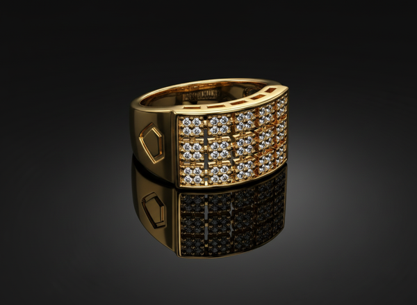Elura Royale Pavé Signet Ring