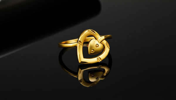 Elura Double Heart Love Ring
