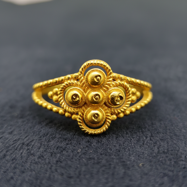 Elura Antique Floral Heritage Ring