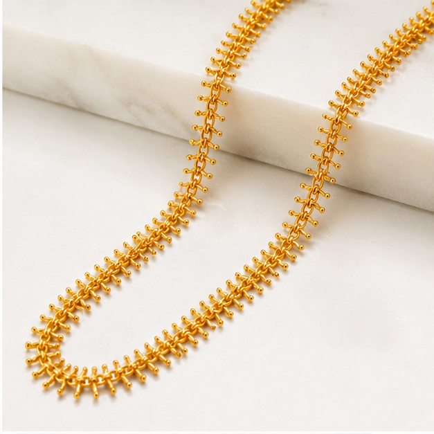 ELURA Designer Tassel Link Chain For Women