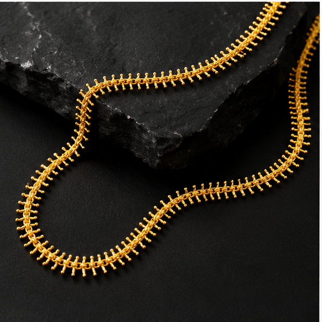 ELURA Designer Tassel Link Chain For Women