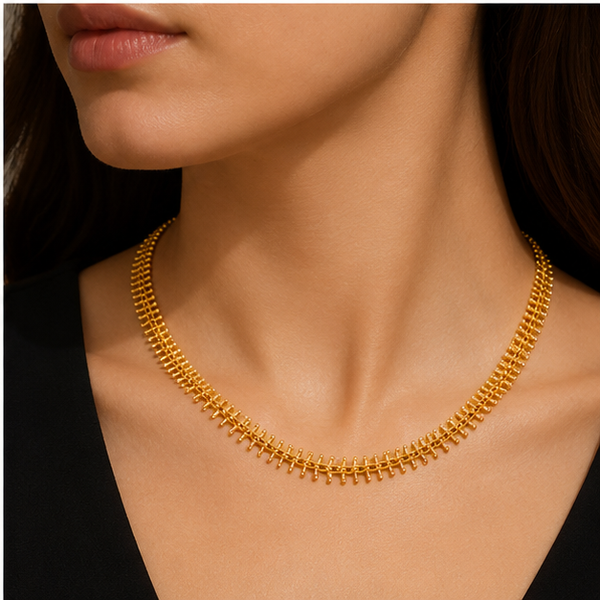 ELURA Designer Tassel Link Chain For Women